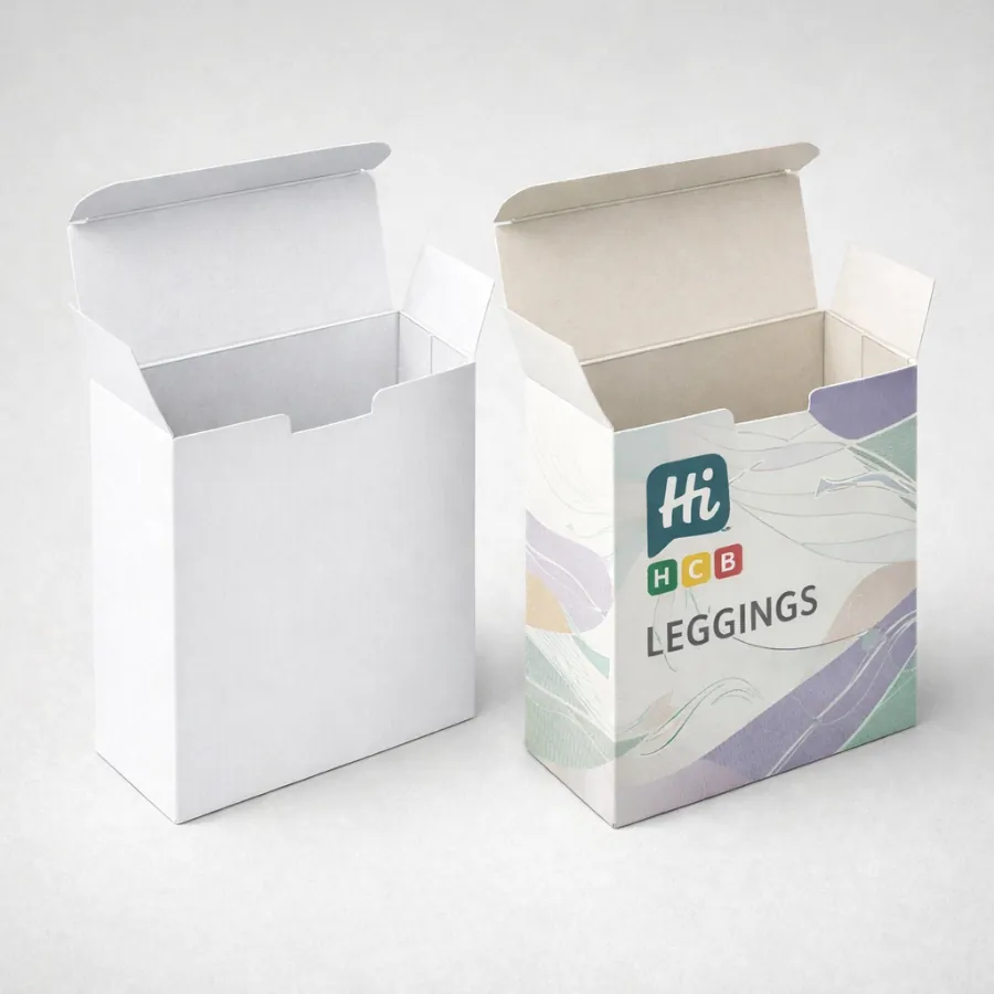 Two vertical boxes with circular windows and handles- one white and one with wavy patterns- class=